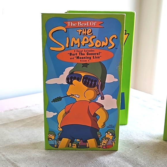 3Pack Best of the Simpsons Box Set VHS, 1997 The Simpsons Bart, Homer - Picture 2 of 8